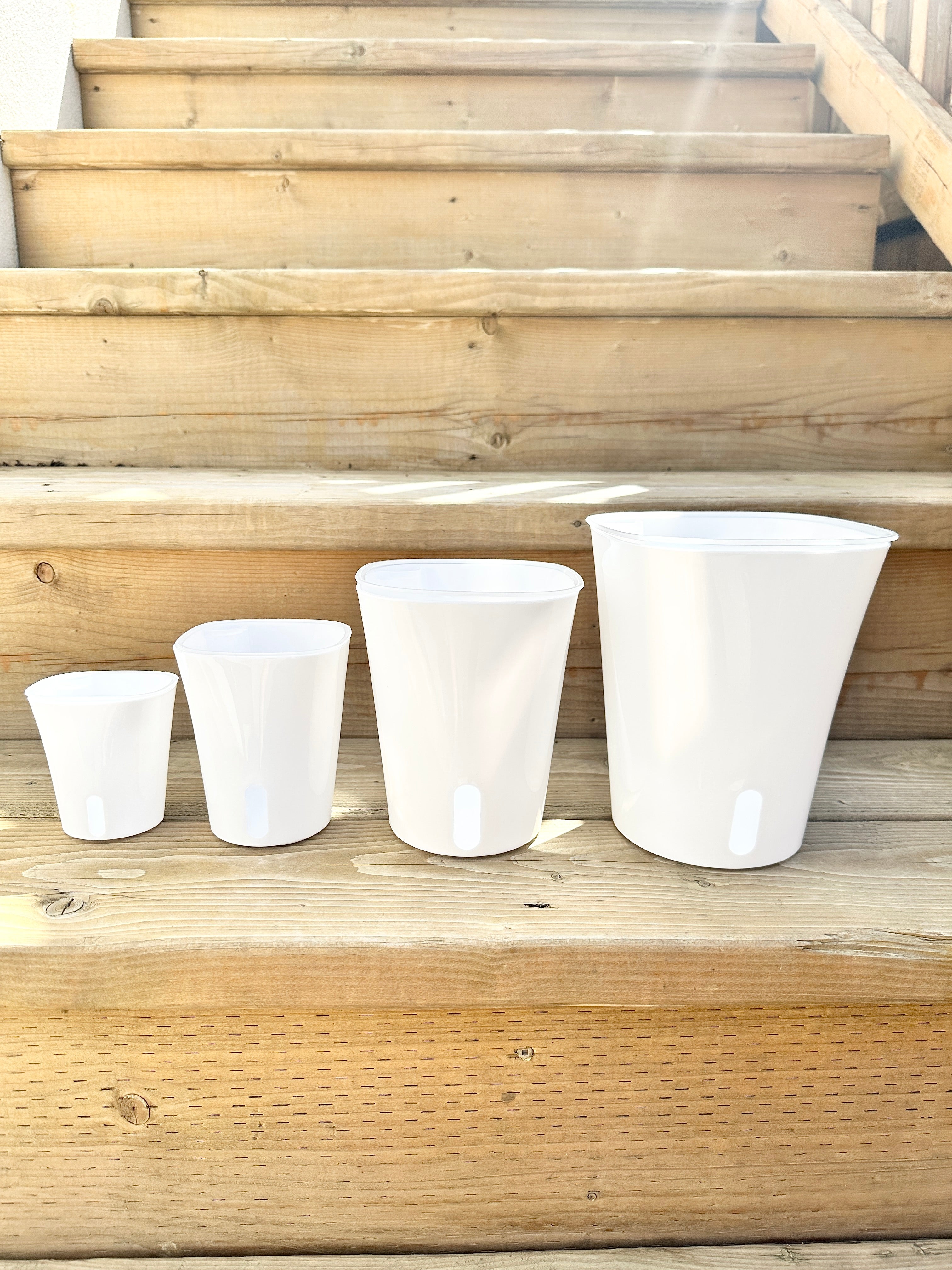 On Hand | Self-watering Pots with Clear Inserts